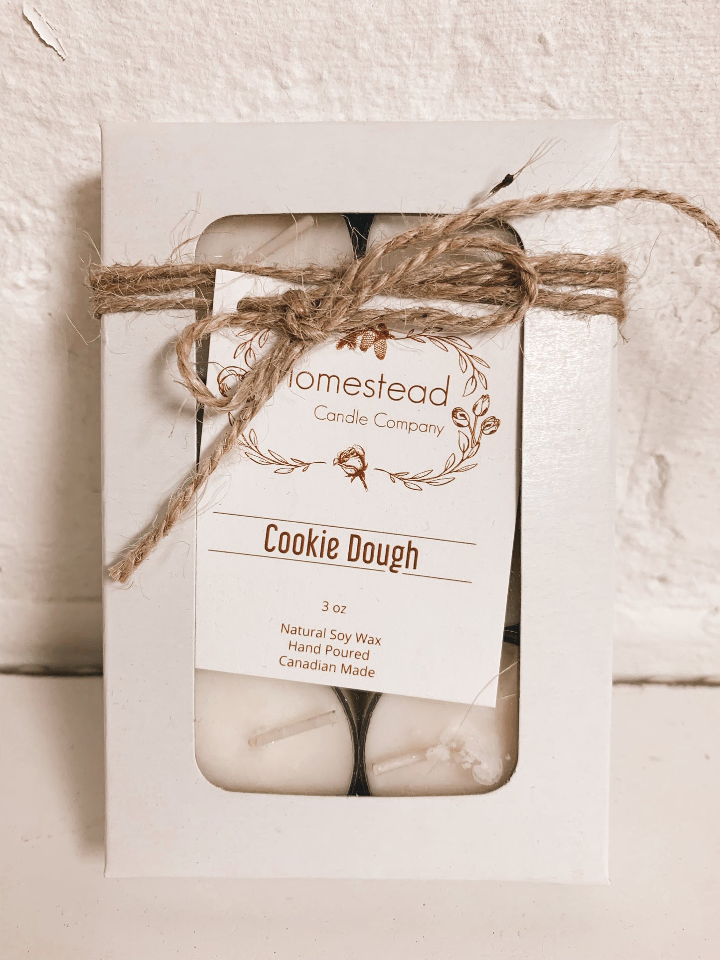 Cookie Dough Soy Wax Tea Lights Homestead Candle Company