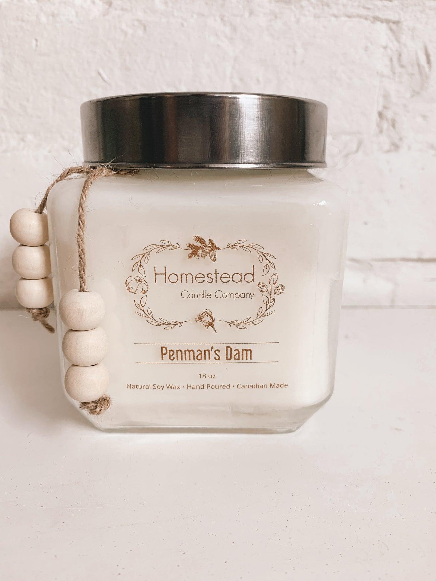 18oz Penman's Dam Soy Wax Homestead Candle Company