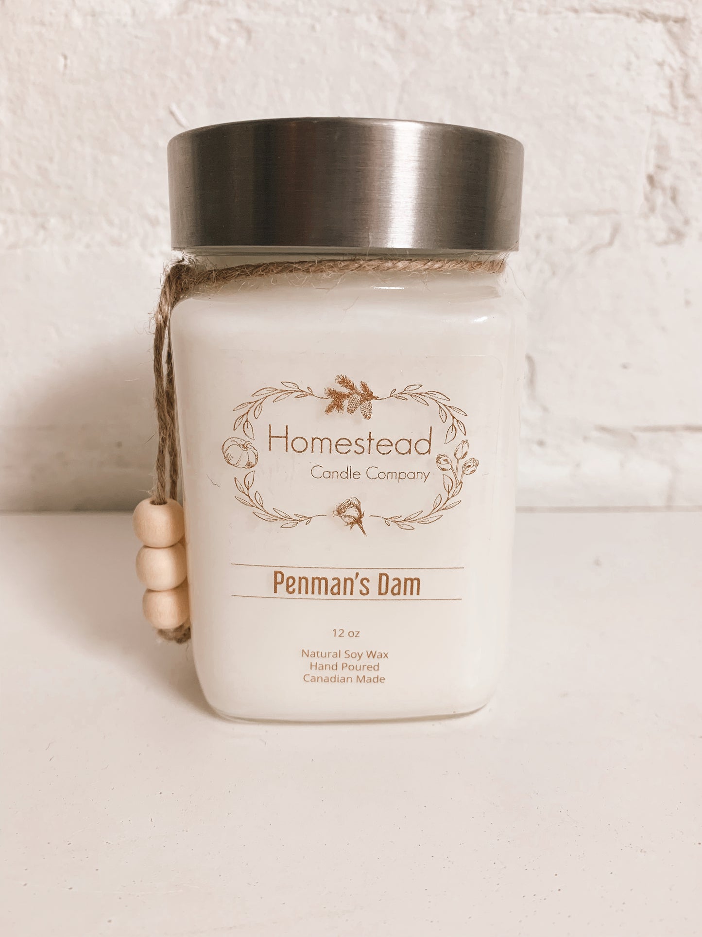 Penman's Dam Soy Wax Homestead Candle Company 12oz