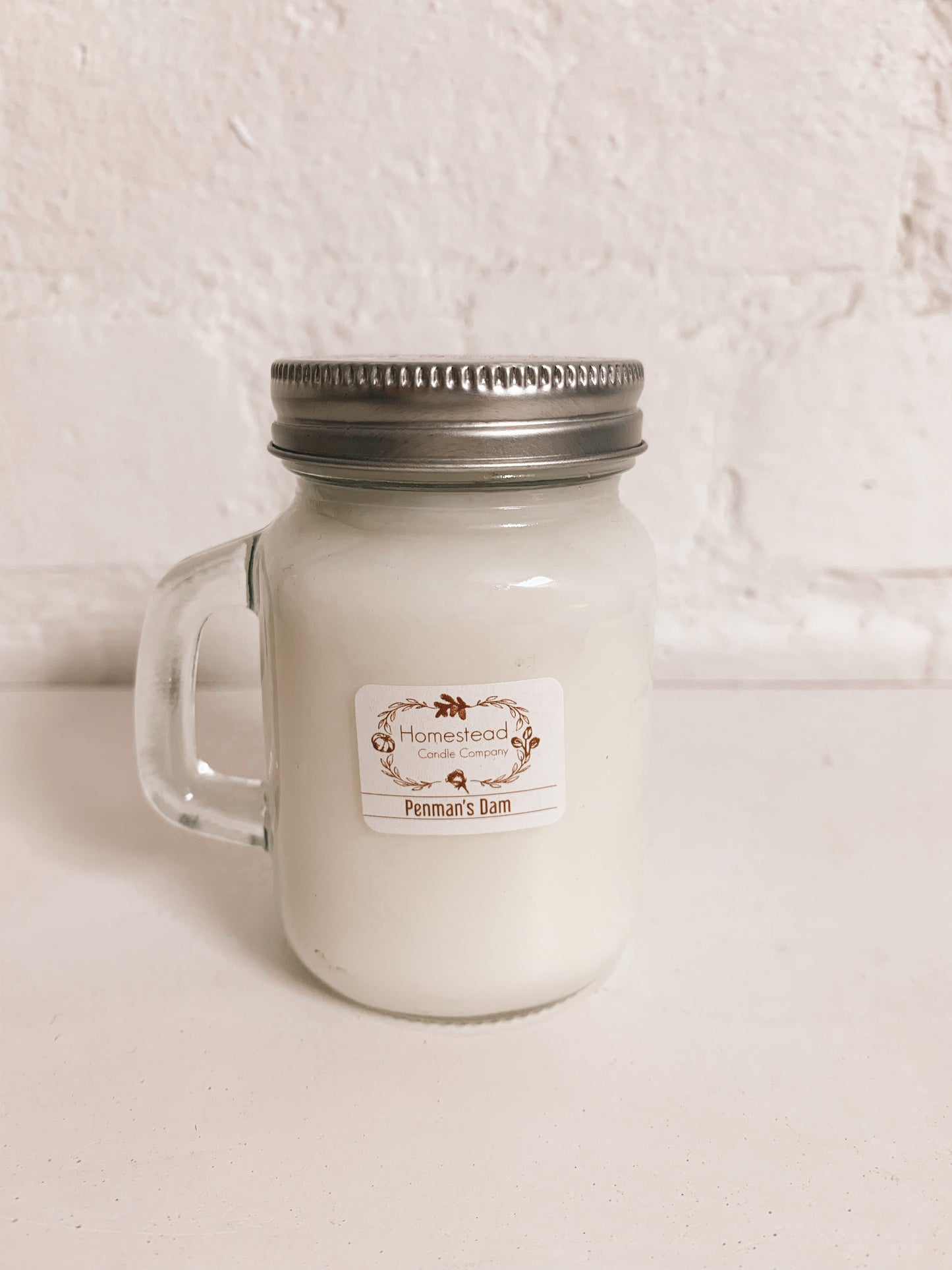Penman's Dam Soy Wax Homestead Candle Company Mini Jar