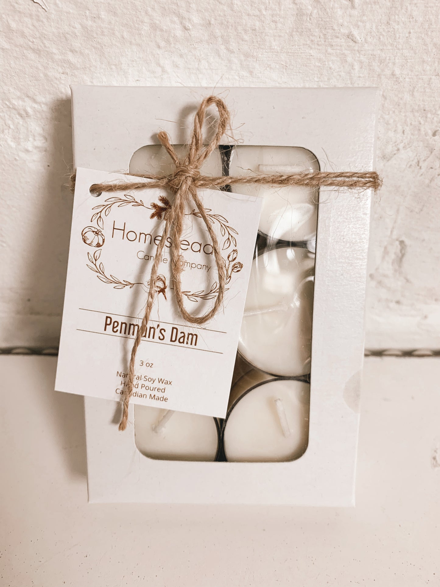 Penman's Dam Soy Wax Homestead Candle Company Tea Lights