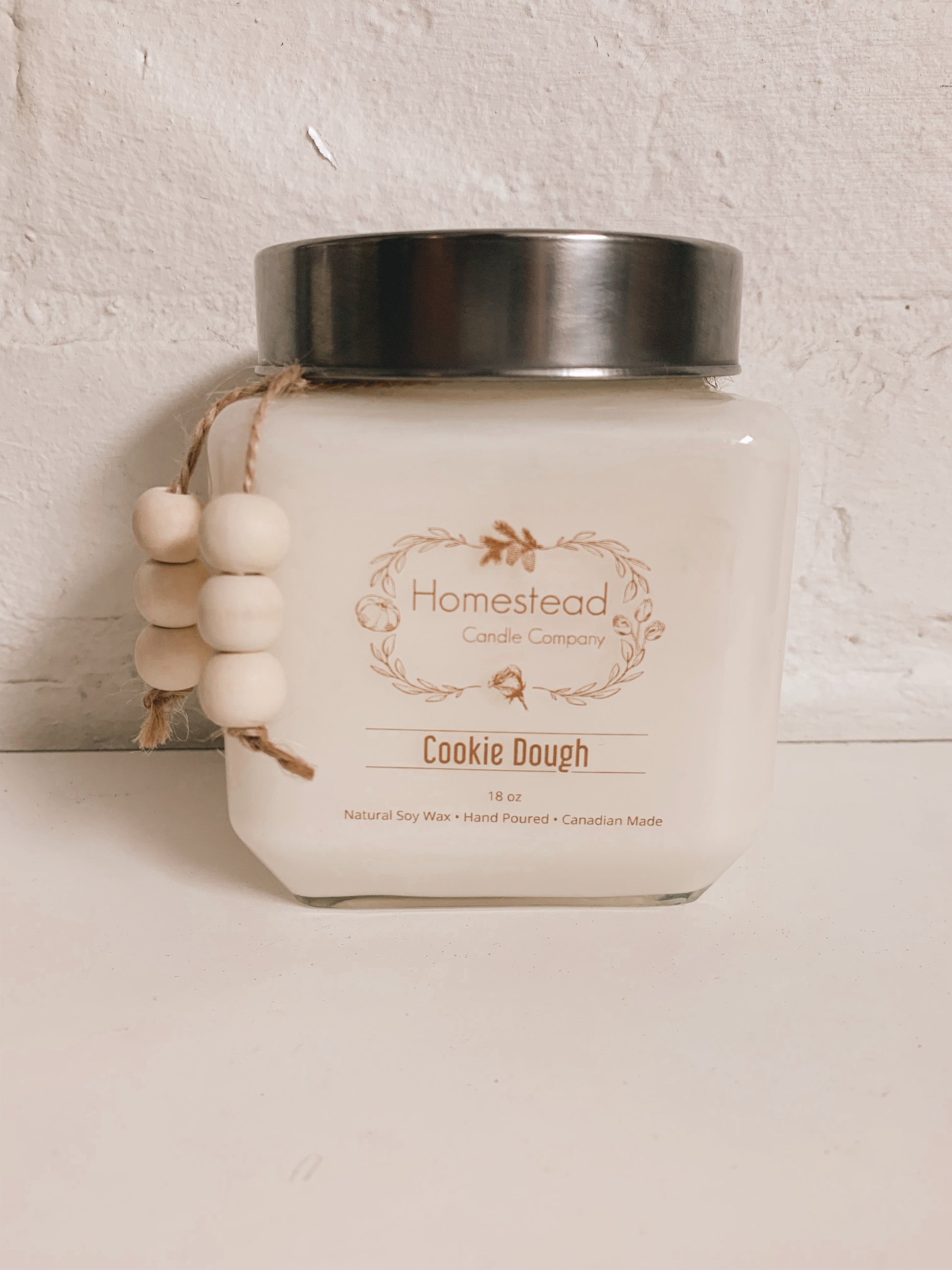 Cookie Dough 18oz Soy Wax Homestead Candle Company