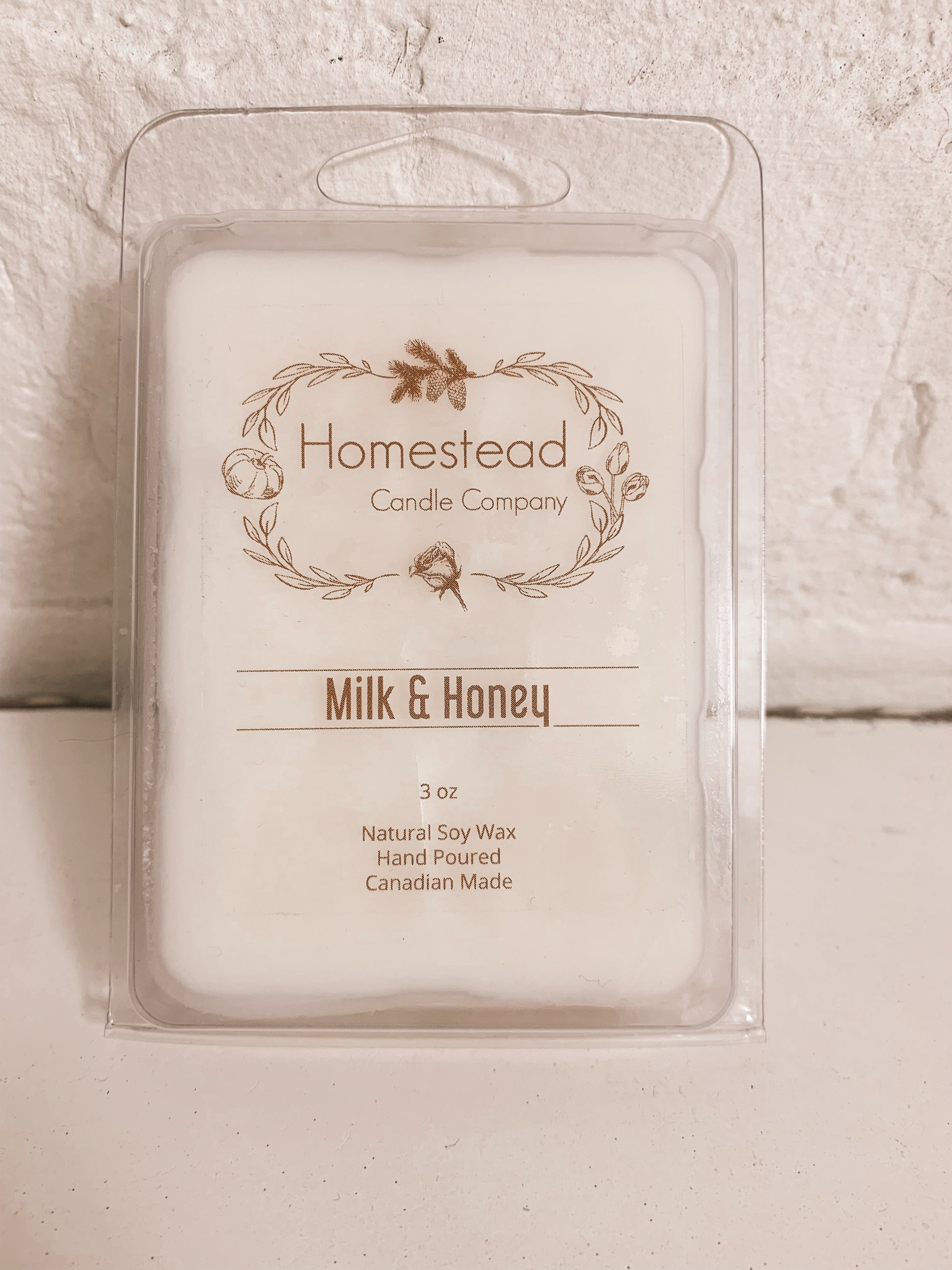 Milk and Honey Soy Wax Homestead Candle Company Wax Melts