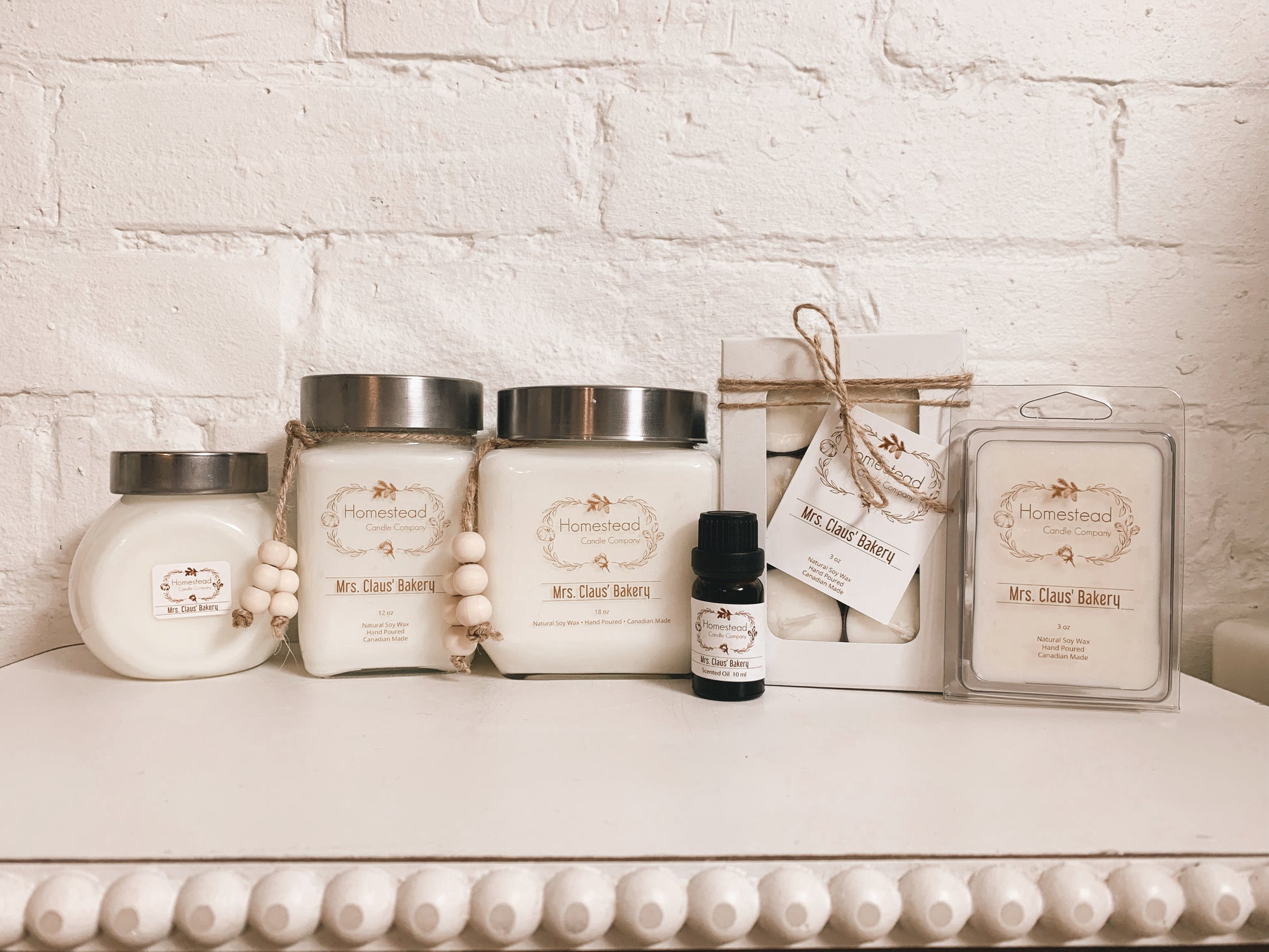 Mrs. Claus Bakery Soy Wax Homestead Candle Company