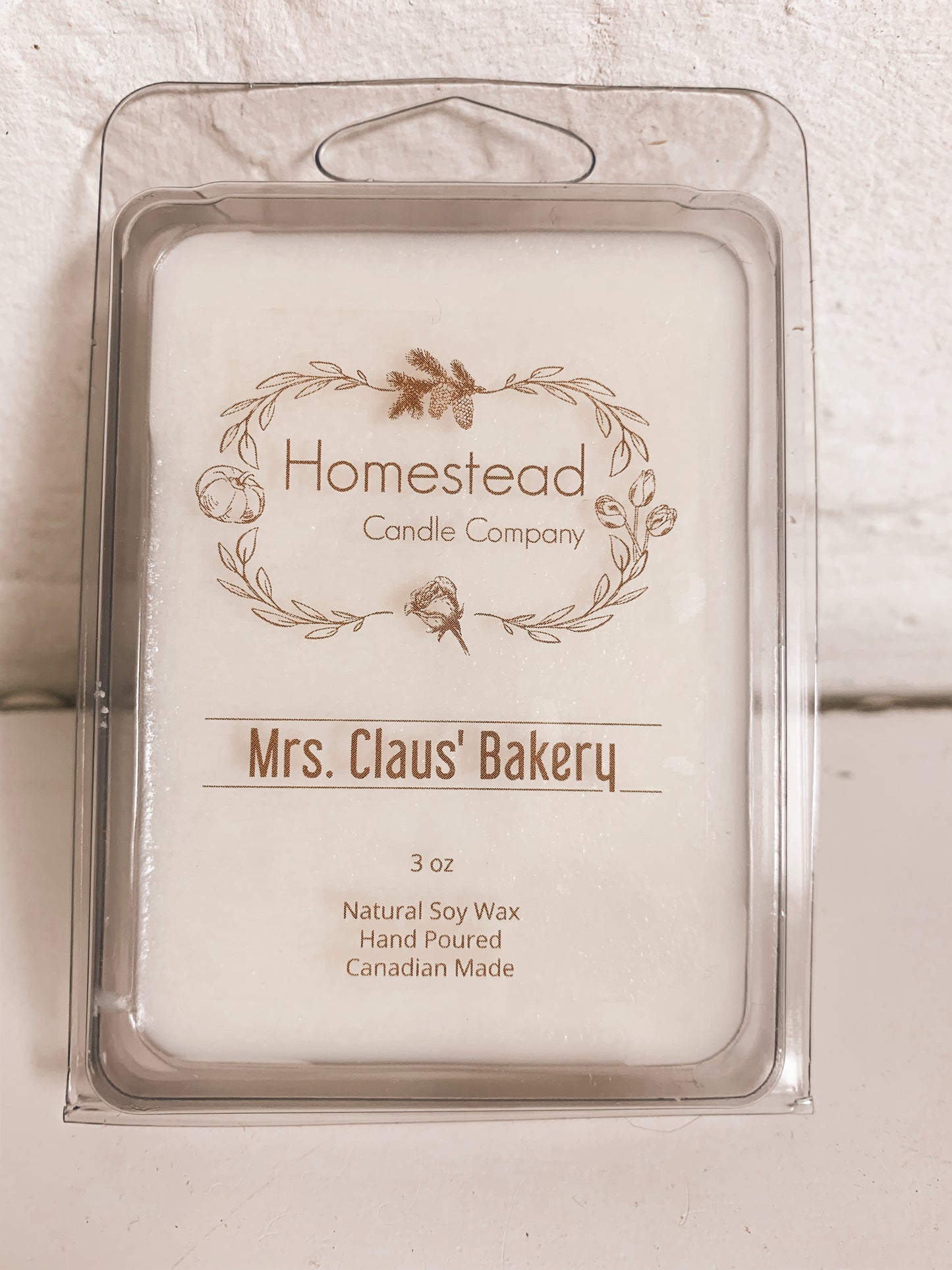 Mrs. Claus Bakery Soy Wax Homestead Candle Company Wax Melts